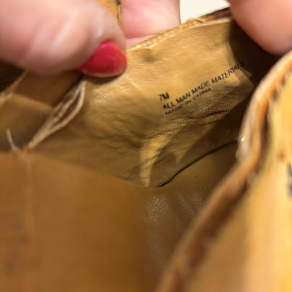 Dolce Vita Brown Floral Leather Mules - Picture 3 of 3